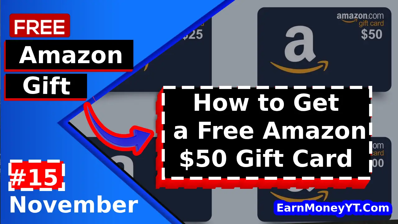 How to Get a Free Amazon.com $50 Gift Card